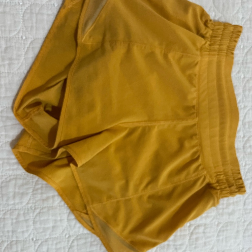 Lululemon Hotty hot orange shorts. Size zero.